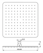 dush-verkhniy-ideal-standard-idealrain-cube-d30-sm-b0025aa