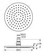 dush-verkhniy-ideal-standard-idealrain-d20-sm-b9442aa