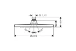 dush-verkhniy-hansgrohe-crometta-s240-1jet-26723000